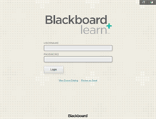 Tablet Screenshot of blackboard.noctrl.edu