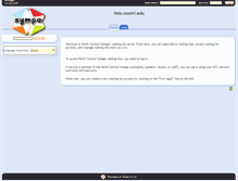 Tablet Screenshot of lists.noctrl.edu